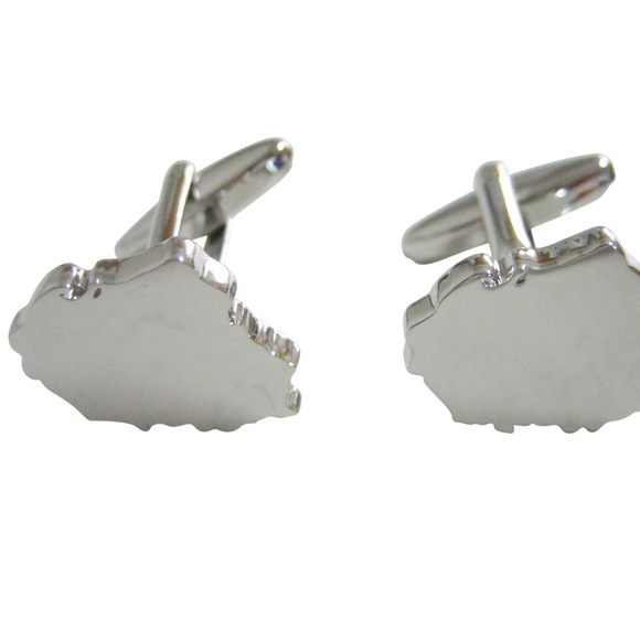 Poland Map Shape Cufflinks - Picture 1 of 2